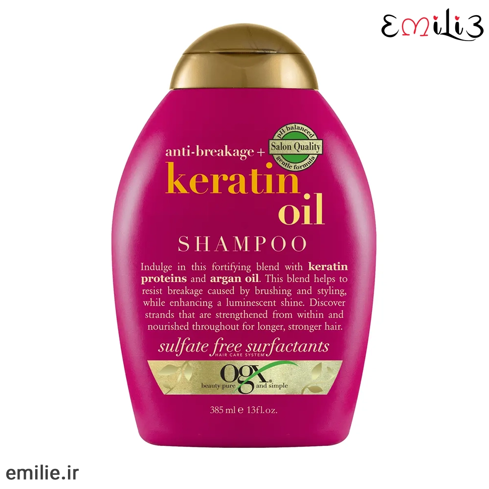 شامپو روغن کراتین او جی ایکس