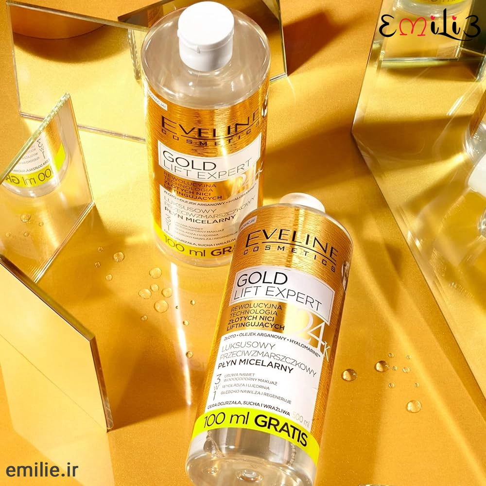 میسلار واتر گلد لیفت 24k اولاین حجم 500 میل