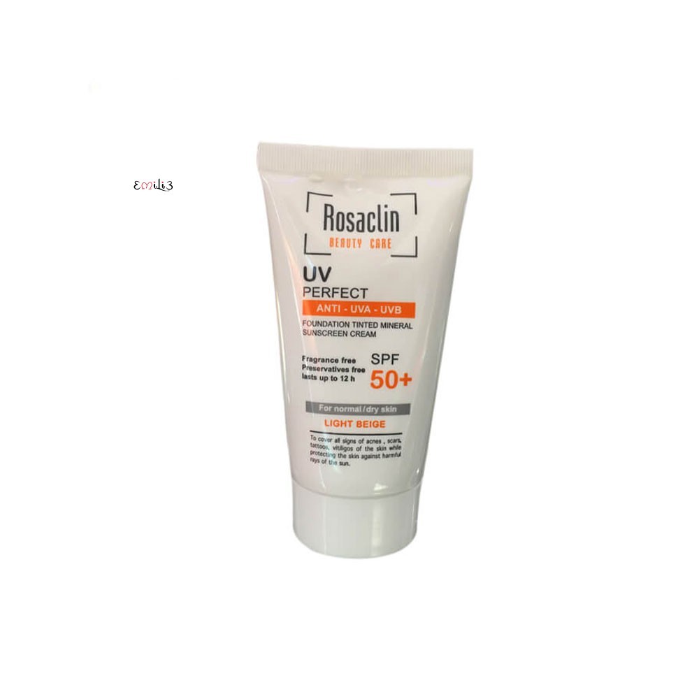 Sunscreen-For-Normal-And-Dry-Skin-Light-Beige-Rosaclin Sunscreen For Normal And Dry Skin Light Beige Rosaclin
