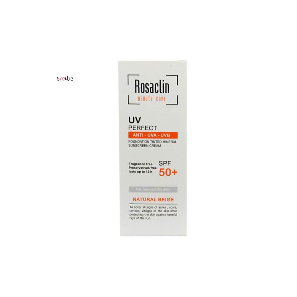 Sunscreen-For-Normal-And-Dry-Skin-Natural-Beige-Rosaclin Sunscreen For Normal And Dry Skin Natural Beige Rosaclin