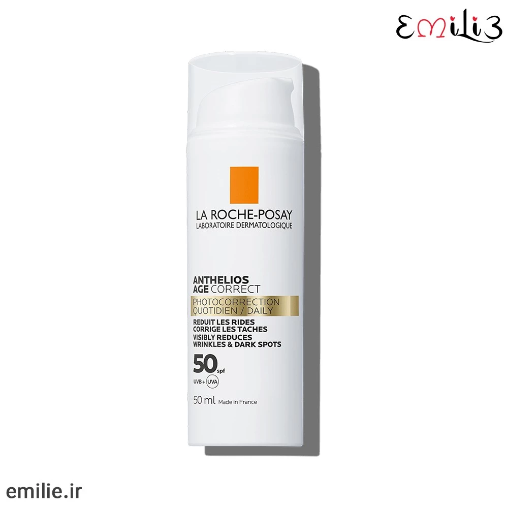 کرم ضدآفتاب ضدچروک ایج کورکت spf 50 لاروش پوزای