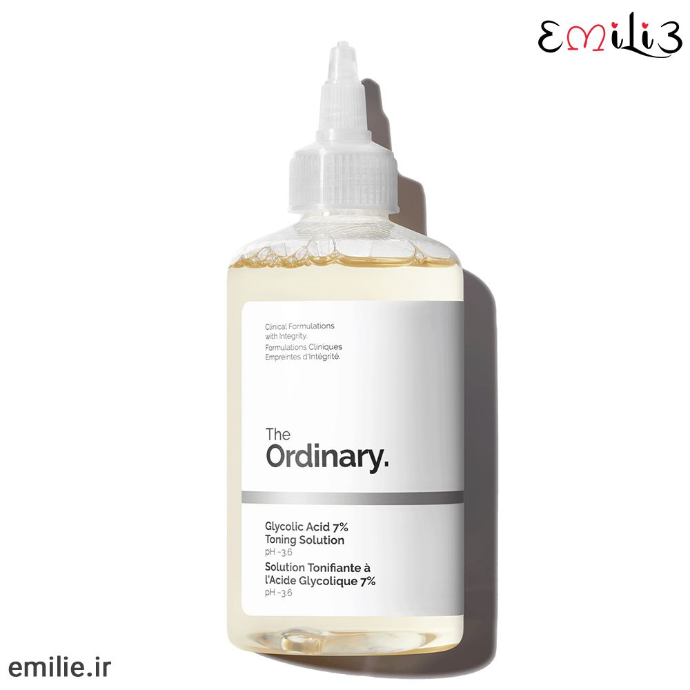 تونر لایه بردار گلیکولیک اسید 7% اوردینری