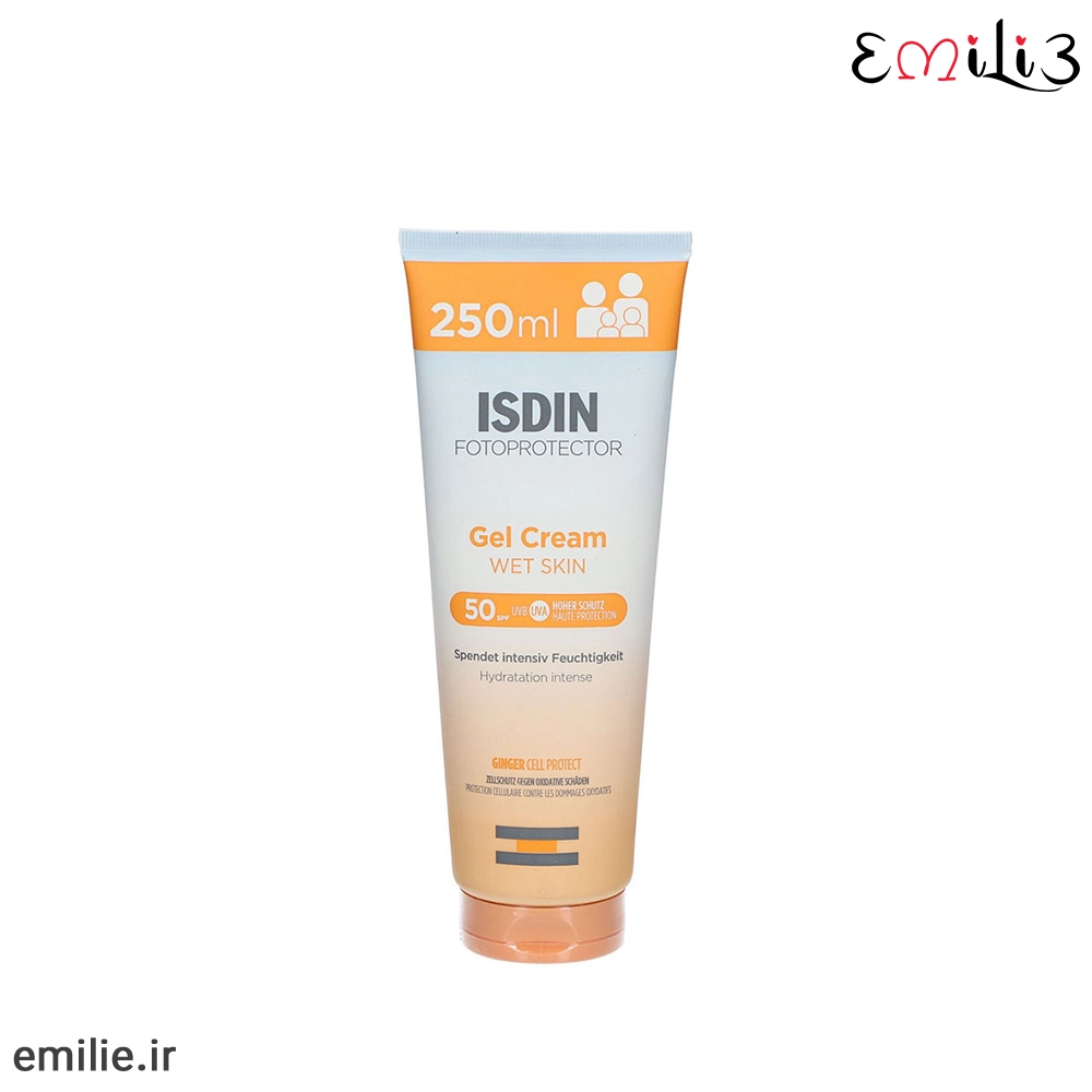 Isdin-Gel-Cream-SPF-50 ضد آفتاب ژل کرم بی رنگ ایزدین