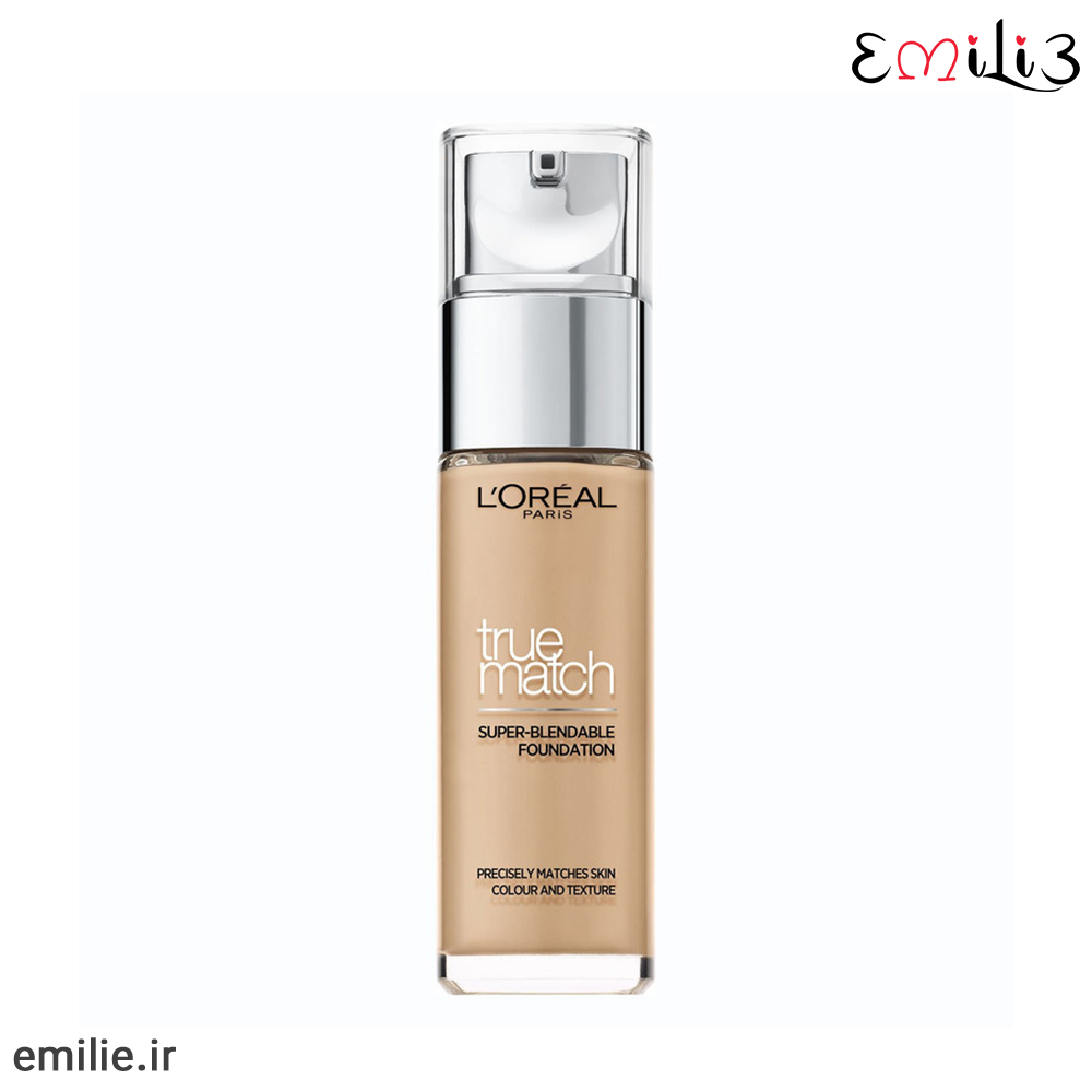 True-Match-Natural-foundation-makeup-Loreal کرم پودر طبیعی ترو مچ لورآل