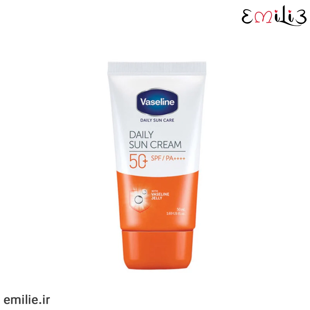 کرم ضدآفتاب روزانه بی رنگ SPF50 وازلین