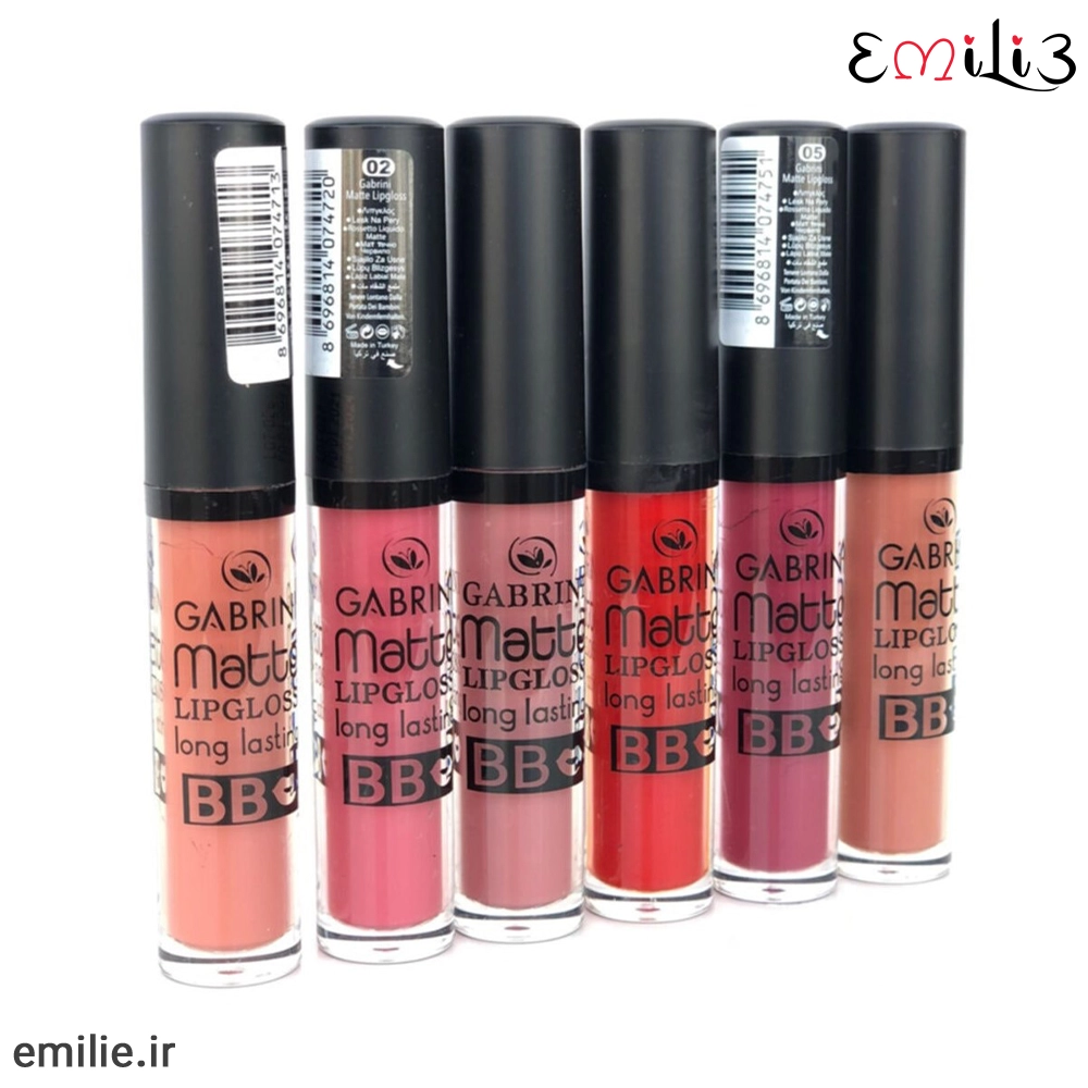 Gabrini Matte Lip gloss رژ لب مایع مات BB گابرینی
