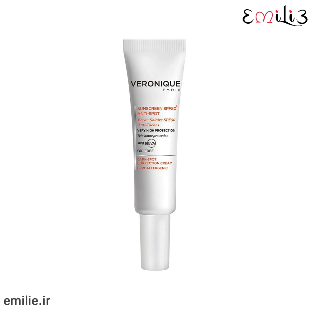 کرم ضد آفتاب و ضد لک ورونیک فاقد چربی SPF50