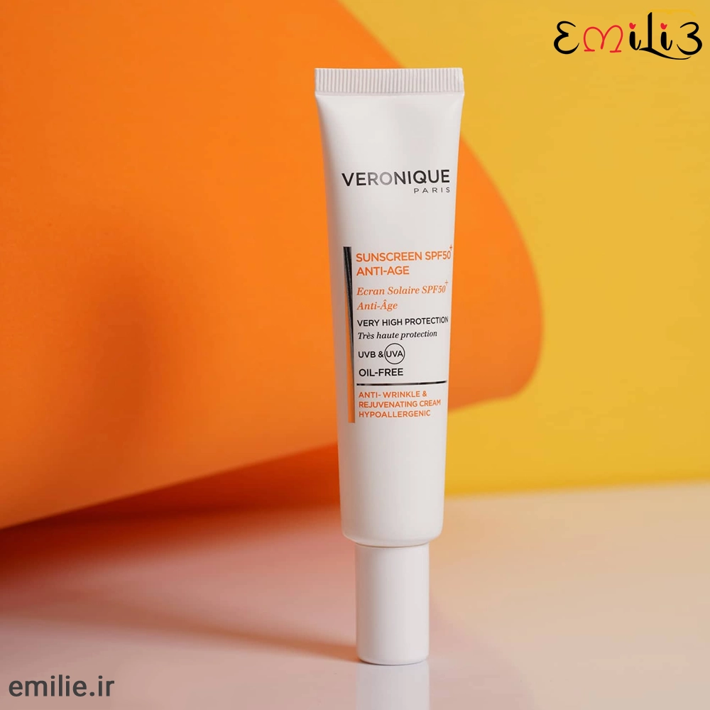 کرم ضد آفتاب و ضد لک ورونیک فاقد چربی SPF50