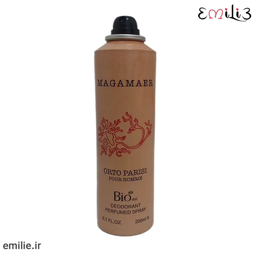 body spray for men Megamare bio star اسپری بدن مردانه مگامار Megamare بیو استار