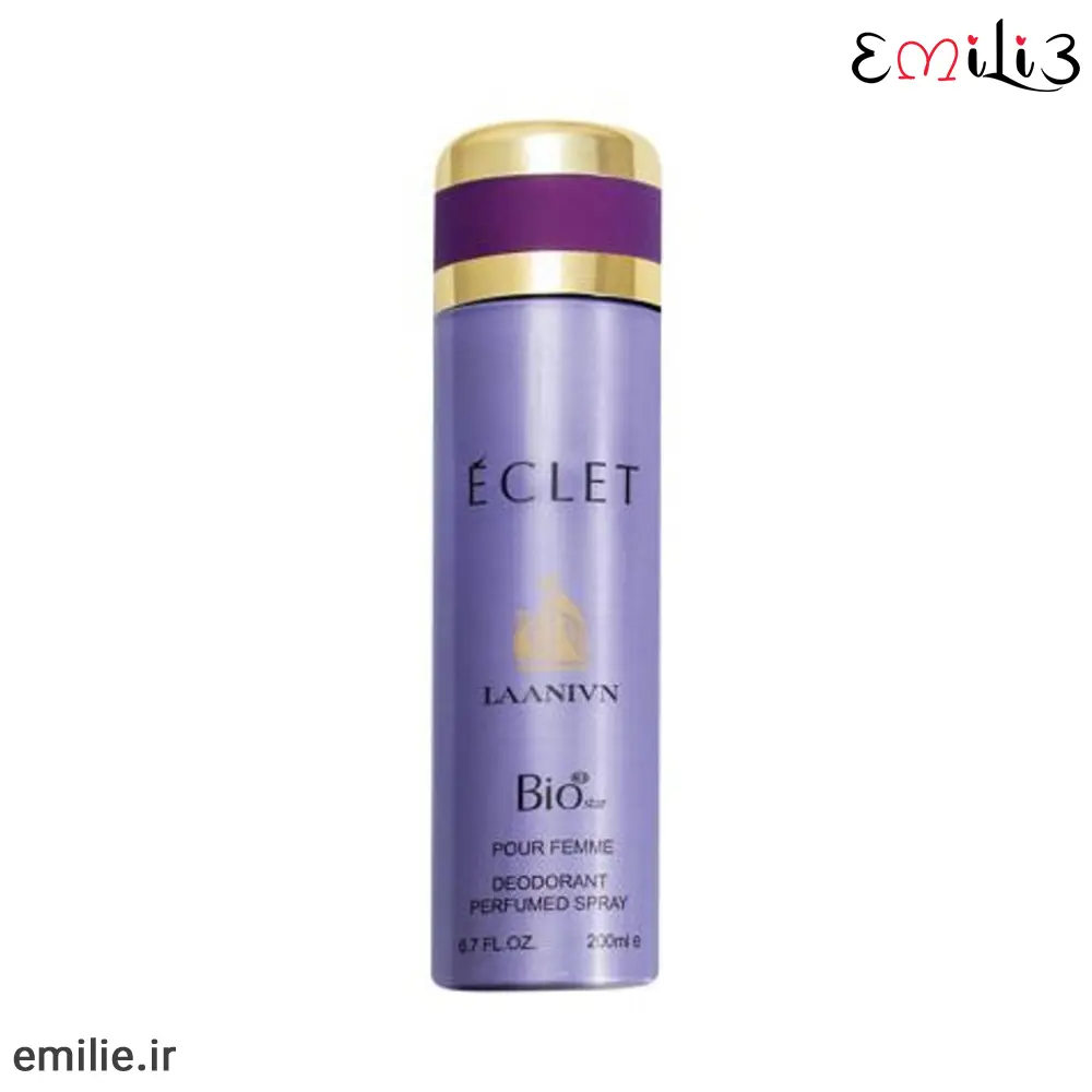 body spray for women eclat bio star اسپری بدن زنانه اکلت بیو استار