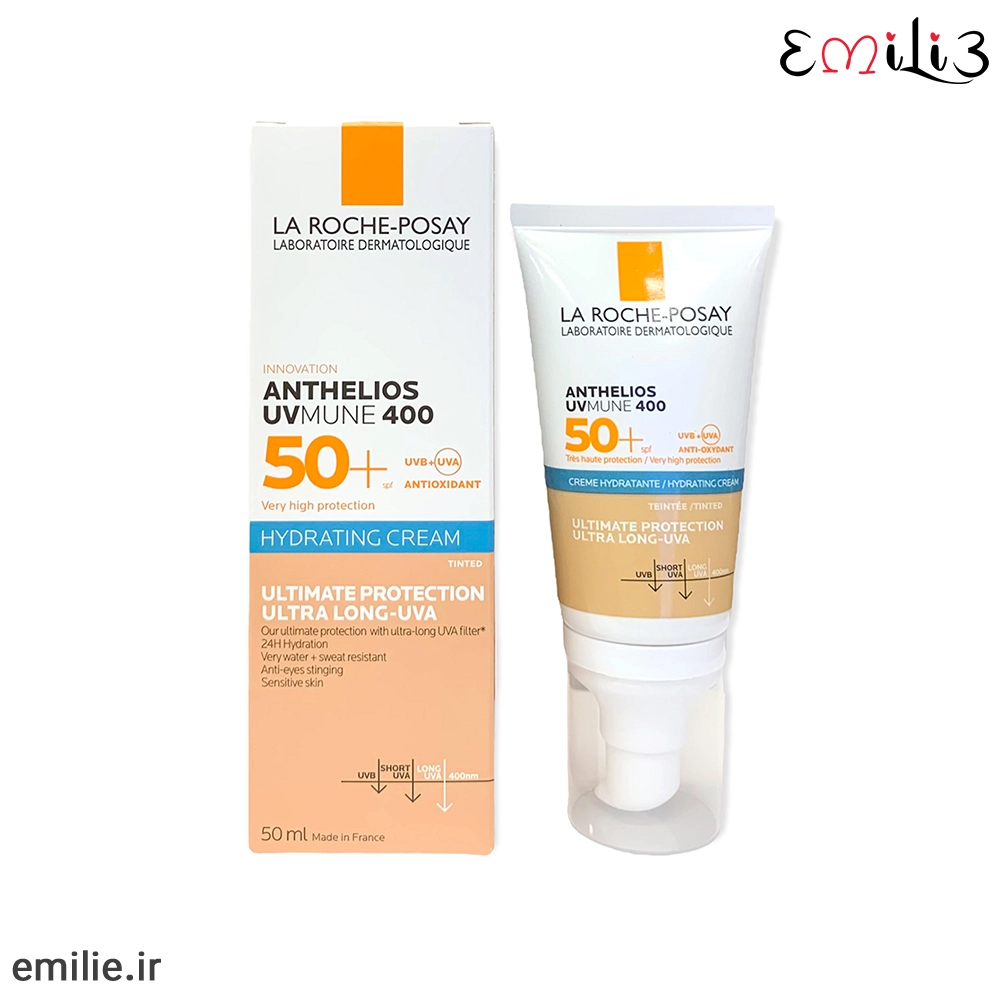 ضدآفتاب آبرسان رنگی spf 50 لاروش پوزای