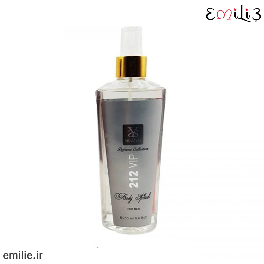 shamyas 212 vip body splash for men 250ml بادی اسپلش مردانه 212 vip شمیاس