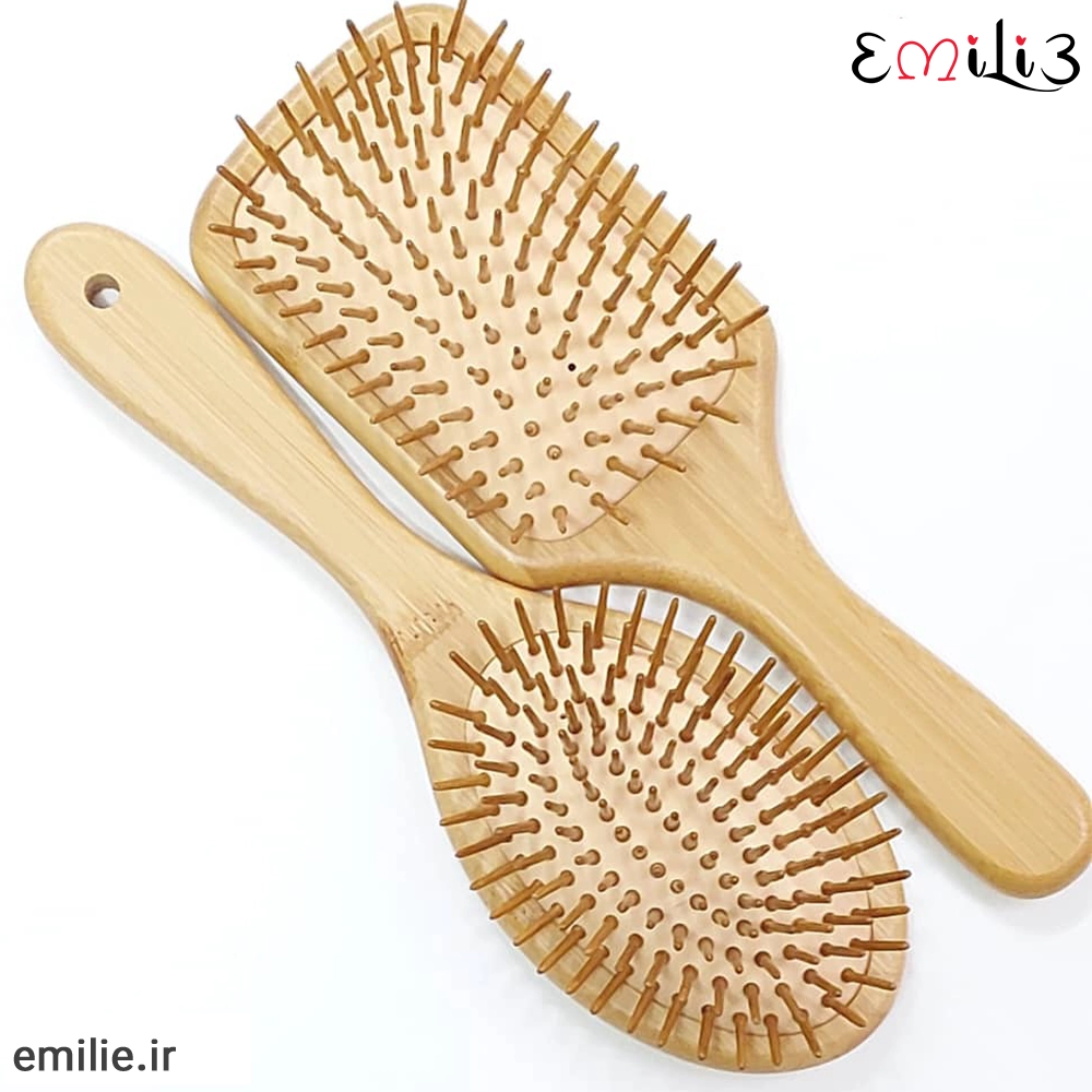 برس چوبی چهار گوش بامبو ونیز