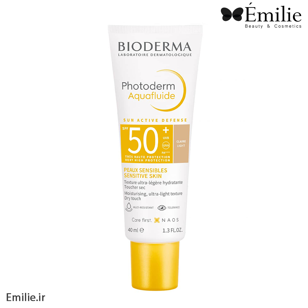 ضد آفتاب فتودرم آکوافلوئید بایودرما رنگی SPF50+