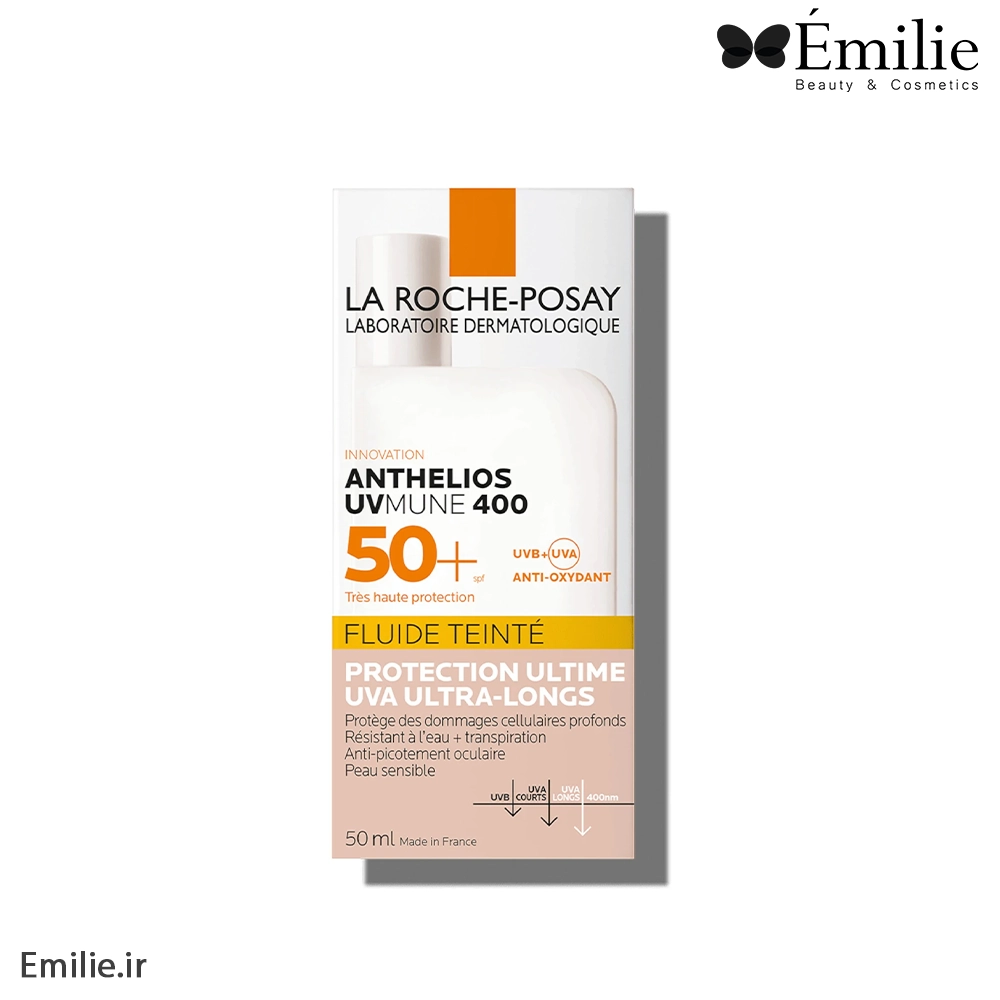 ضد آفتاب رنگی آنتلیوس SPF50 لاروش پوزای 50 میل