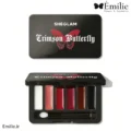 پالت رژ لب براق 6 رنگ crimson butterfly شیگلم