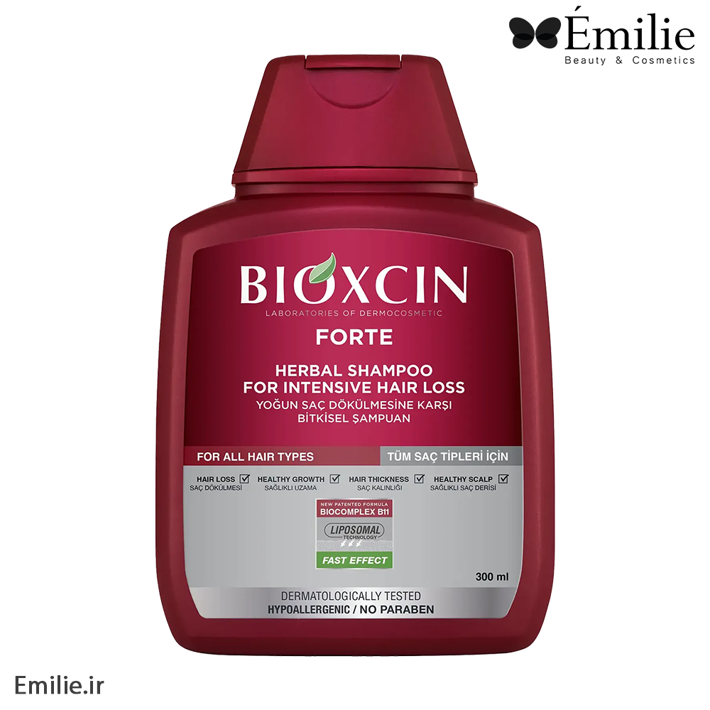 شامپو بیوکسین قرمز ضد ریزش فورت Forte