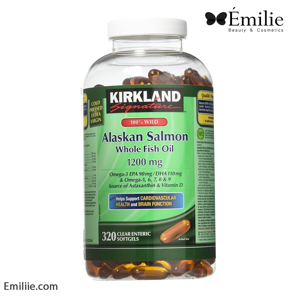قرص امگا۳ ماهی سالمون کرکلند Alaskan salmon