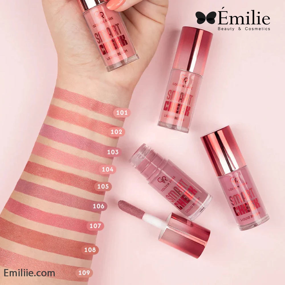 رژگونه مایع گلدن رز مدل 103 Smart Cheek