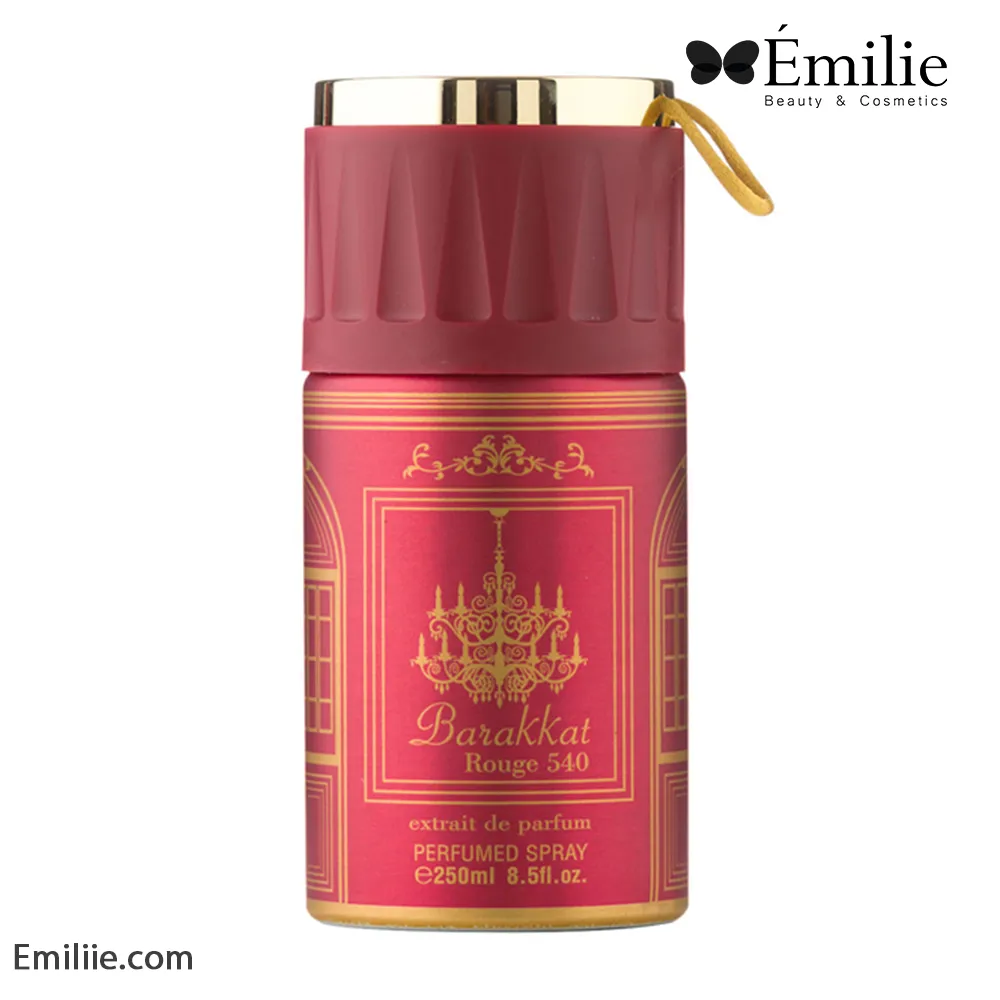اسپری خوشبوکننده بدن فراگرنس ورد مدل Barakkat Rouge 540