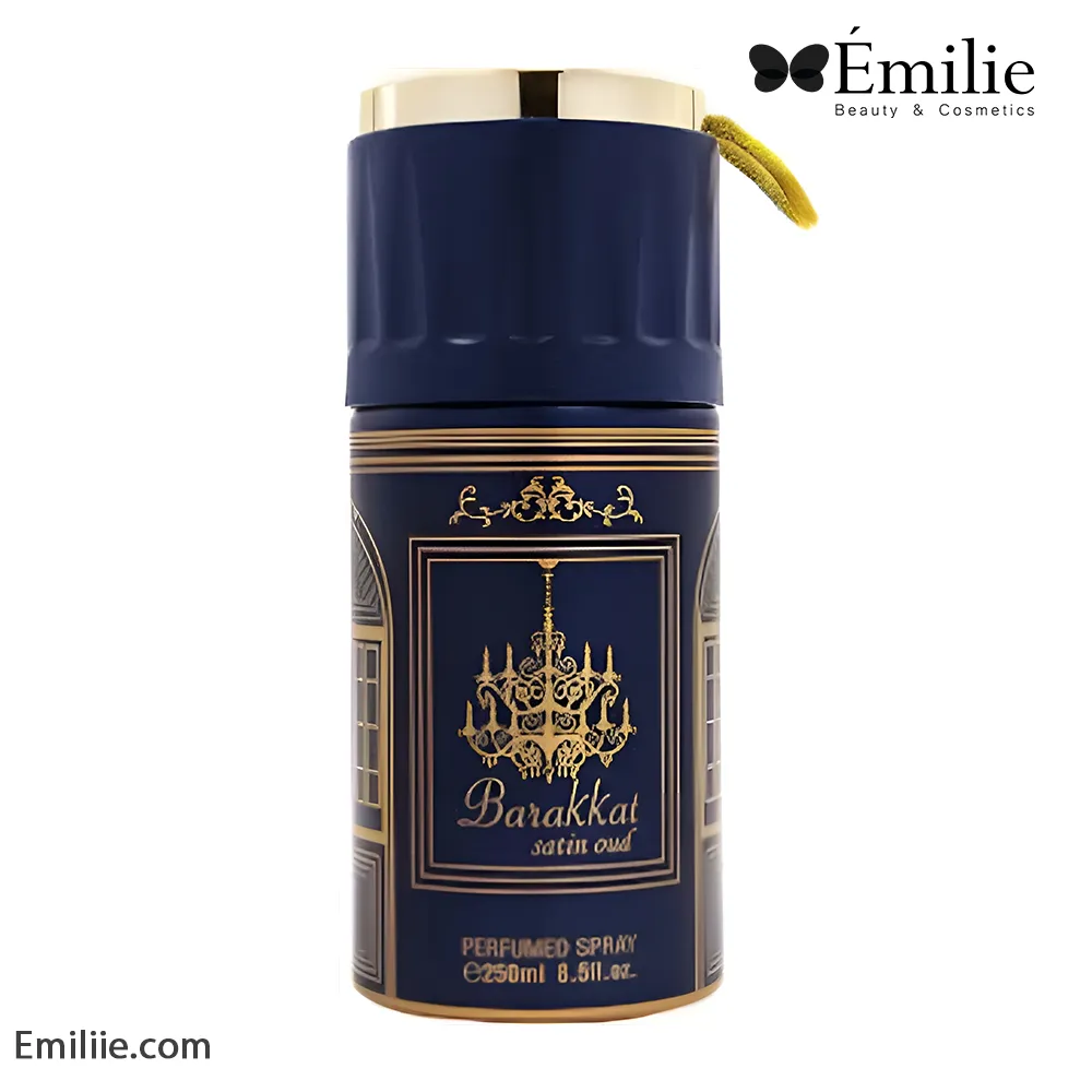 اسپری خوشبوکننده بدن فراگرنس ورد مدل Barakkat Satin Oud