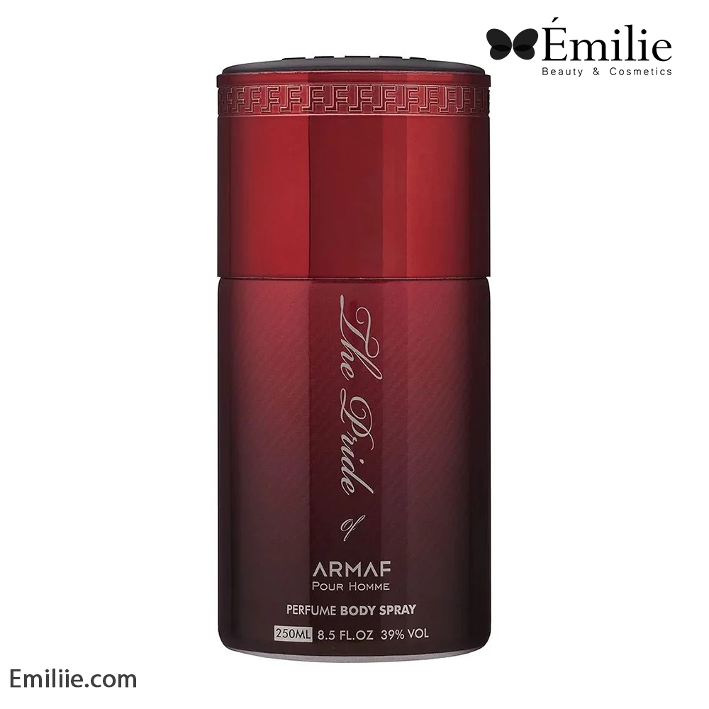 The Pride of Armaf Body Spray Men Red اسپری بدن مردانه آرماف قرمز مدل The Pride