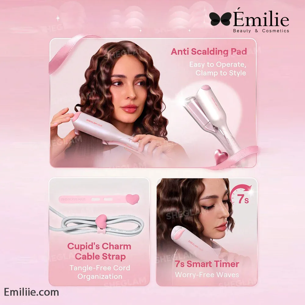 دستگاه فر کننده مو ساحلی شیگلم مدل Cupid's Charm سایز ۱۹ میلی‌متر