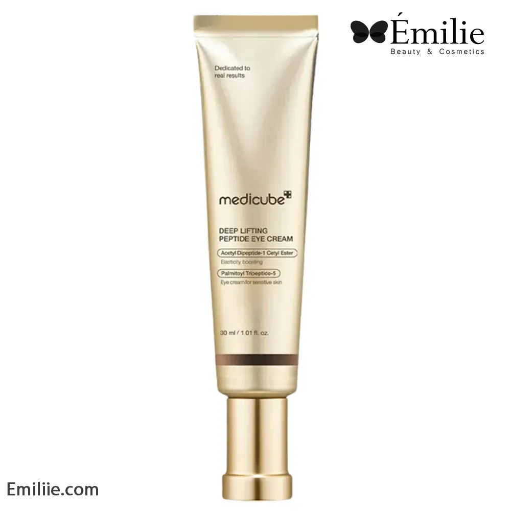 کرم دور چشم لیفت عمیق مدی کیوب جوانساز medicube deep lifting peptide eye cream