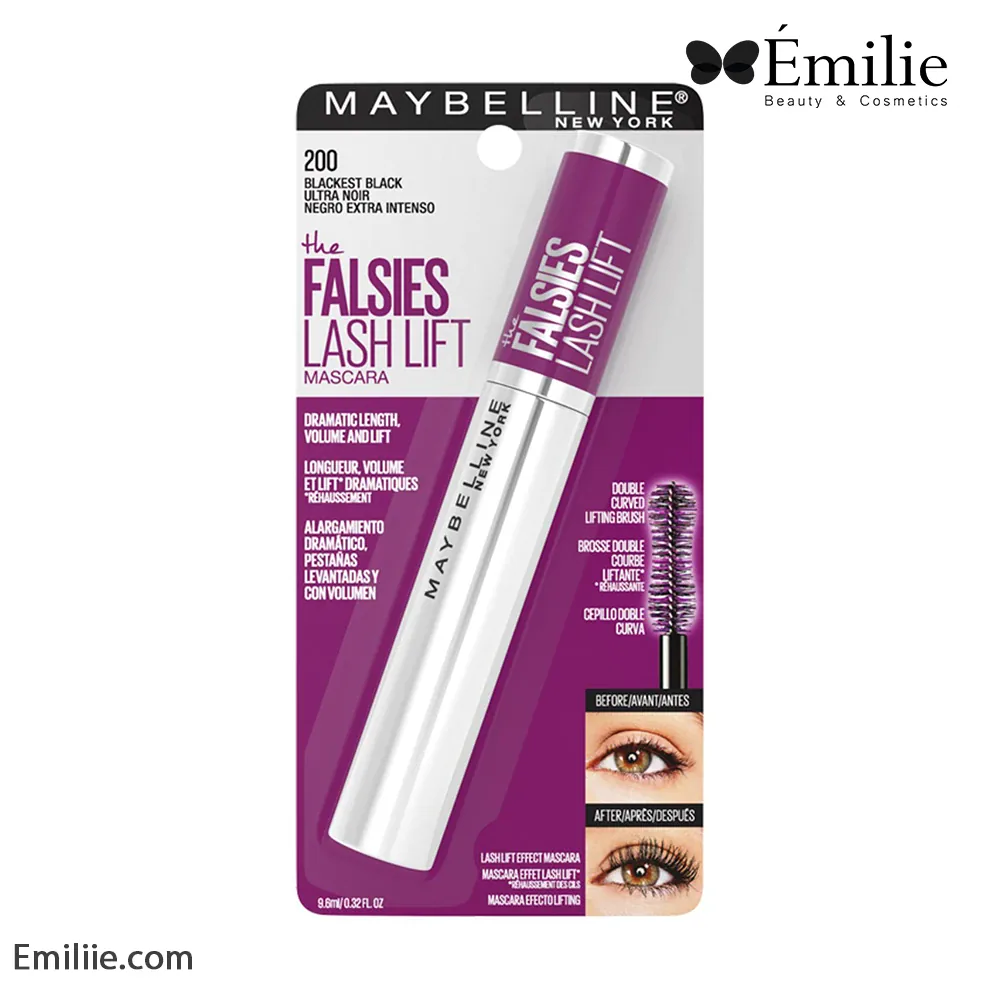 ریمل حجم دهنده و بلند کننده  میبلین مدل Falsies Lash Lift